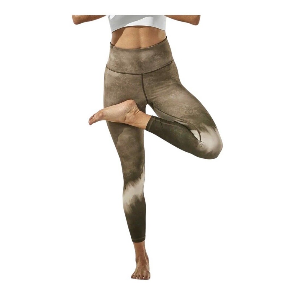 Athleta Elation 7/8 Watercolor Stripe Leggings